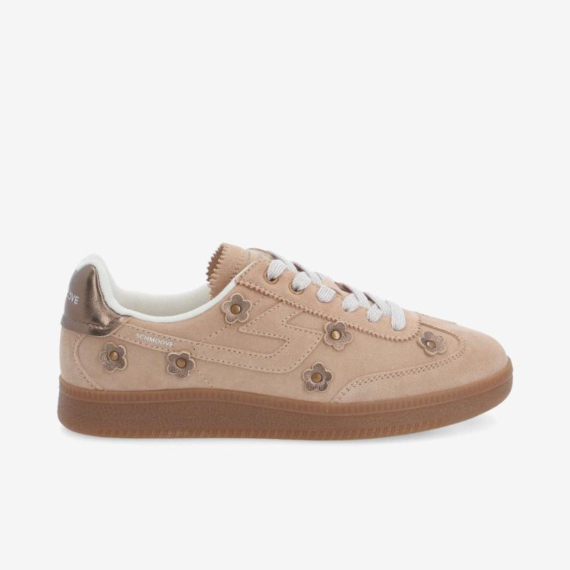 SHEFFIELD FLOWER W - SUEDE/FLOWER - BEIGE/BRONZE